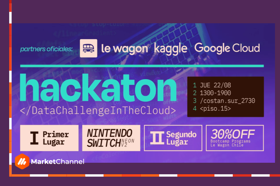 Primer Data Challenge in the Cloud en Chile: Hackathon de Google Cloud y Le Wagon